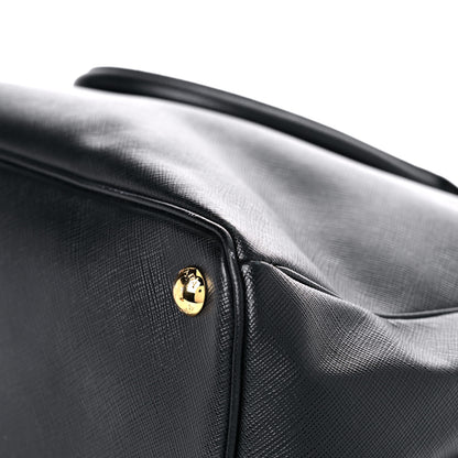 Prada Saffiano Large Galleria Double Zip Tote Black 9 of 11