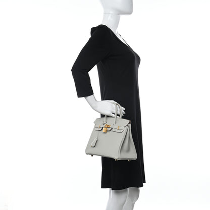 Hermes Togo Birkin 25 Gris Perle 3 of 11