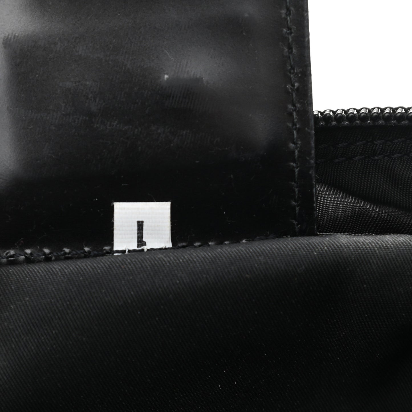 Nylon Vela Flat Messenger Bag Black