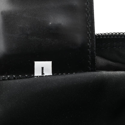 Prada Nylon Vela Flat Messenger Bag Black 7 of 11