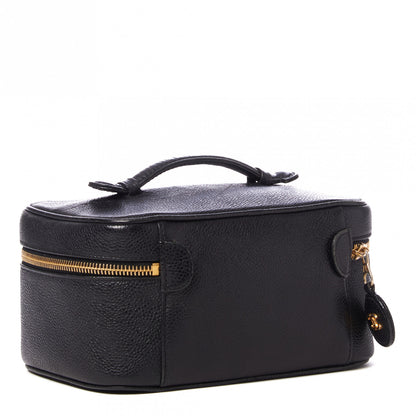 Chanel Caviar Vanity Cosmetic Case Black 2 of 8