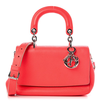 Christian Dior Bullcalf Mini Be Dior Satchel Fluorescent Goji Pink 1 of 19