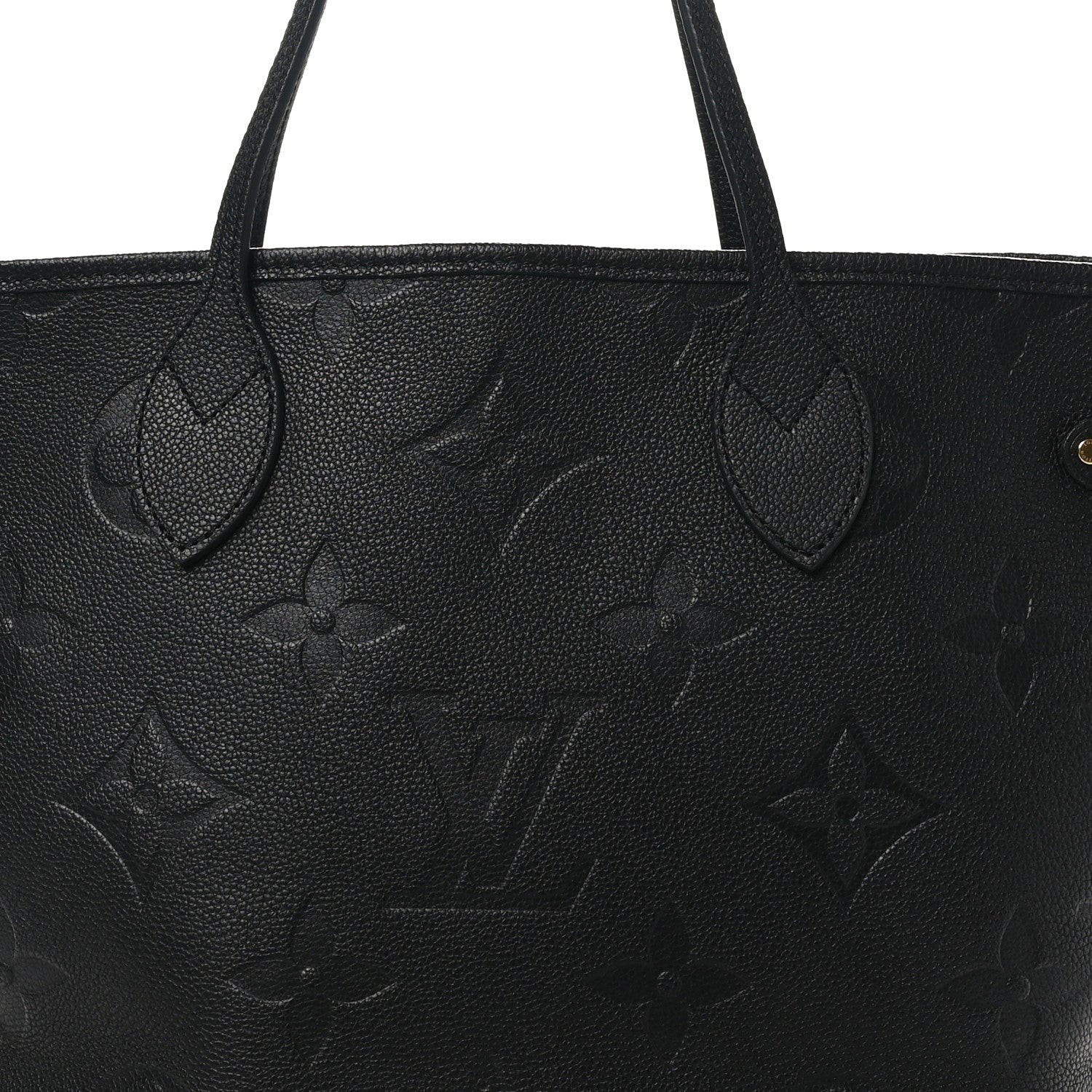 Louis Vuitton Empreinte Monogram Giant Neverfull MM Black 7 of 9
