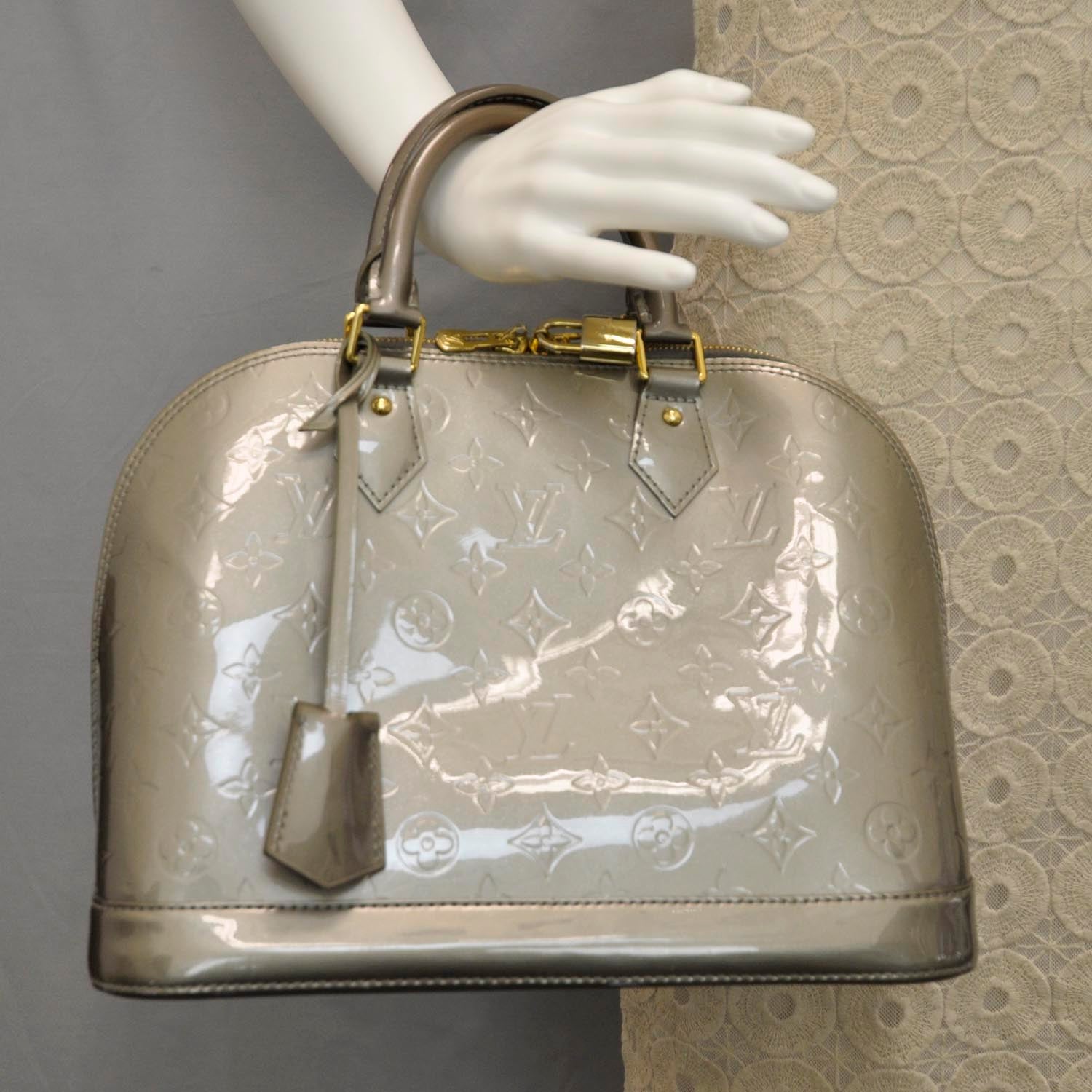 Louis Vuitton Vernis Alma PM Bronze 2 of 11