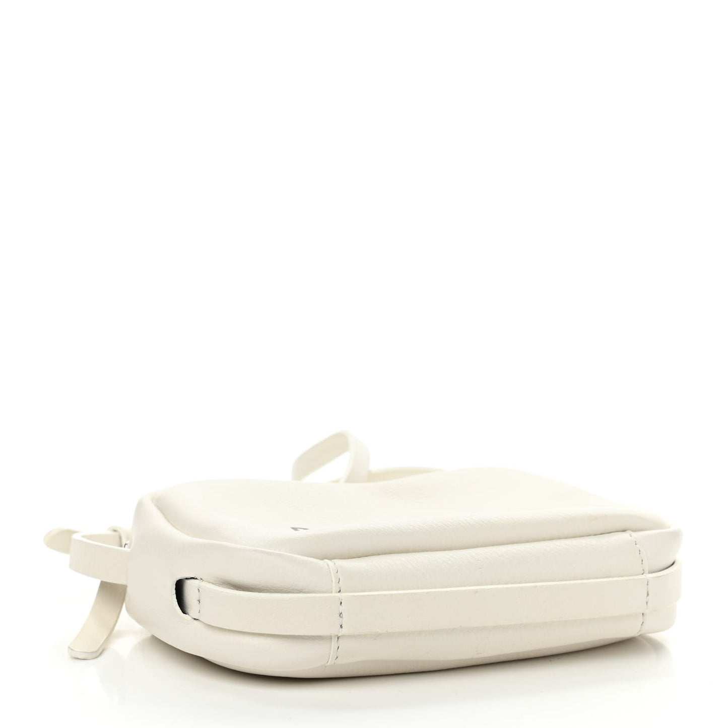 Calfskin Logo XS Everyday Camera Bag White