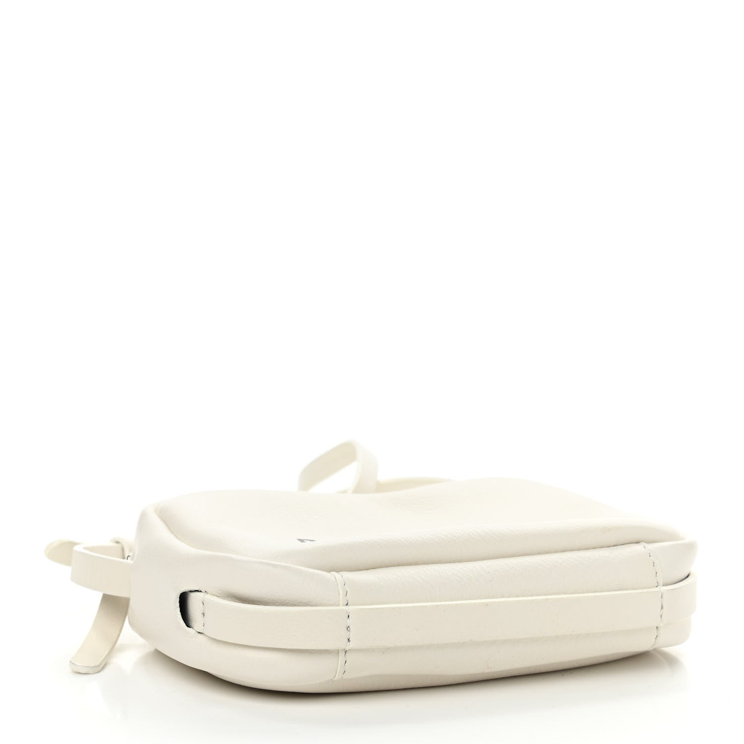 Balenciaga Calfskin Logo XS Everyday Camera Bag White 4 of 11