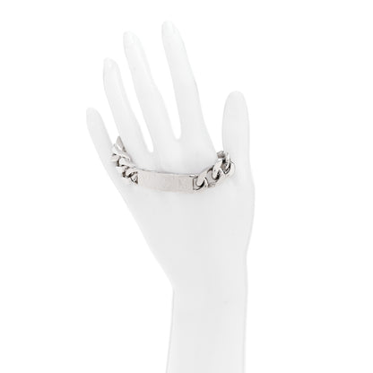 Louis Vuitton Zamac Palladium Monogram Chain Bracelet Silver 2 of 7