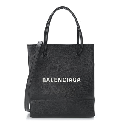 Balenciaga Calfskin Logo XXS Shopping Tote Black 1 of 9