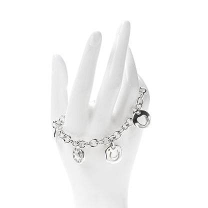 Tiffany Sterling Silver Stencil Charm Bracelet 2 of 5