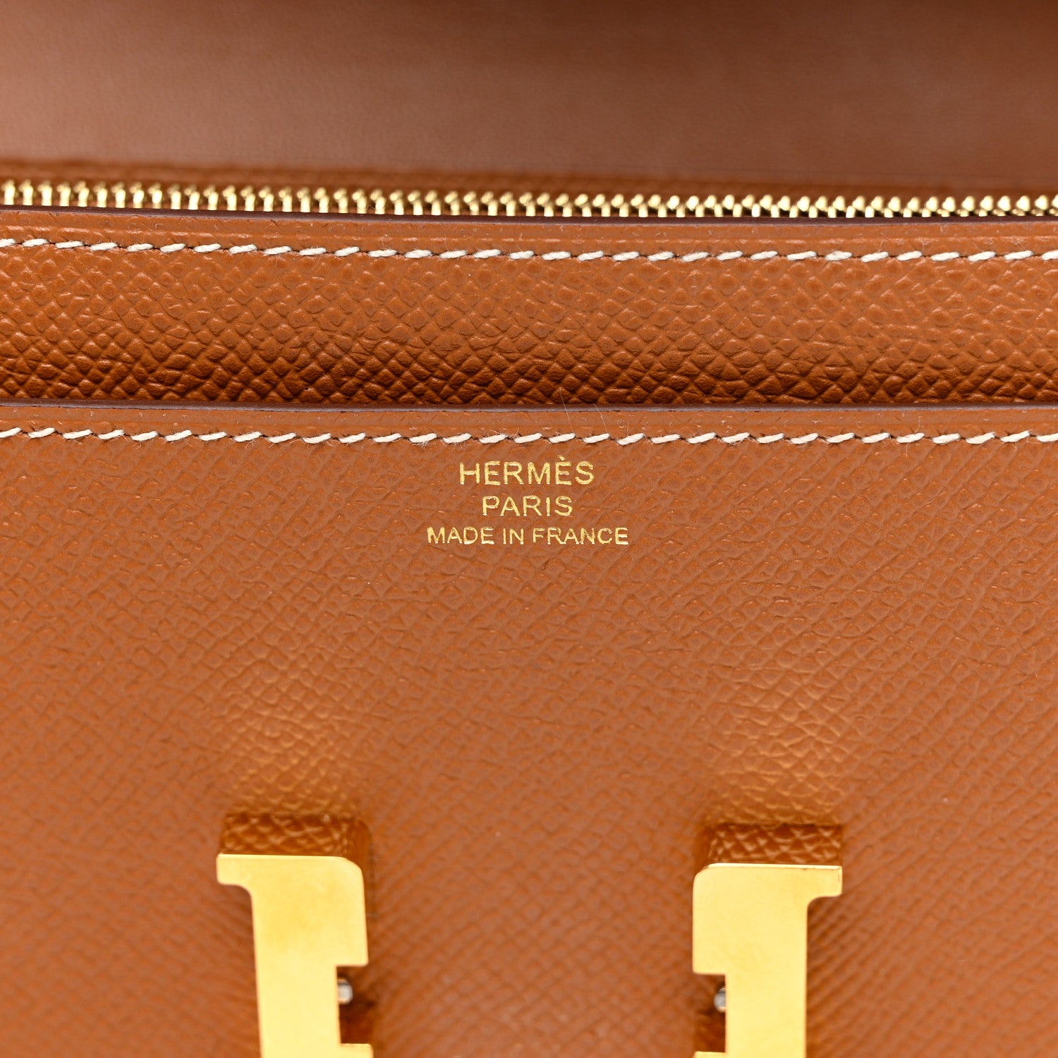 Hermes Epsom Constance Long Wallet To Go Gold 6 of 9