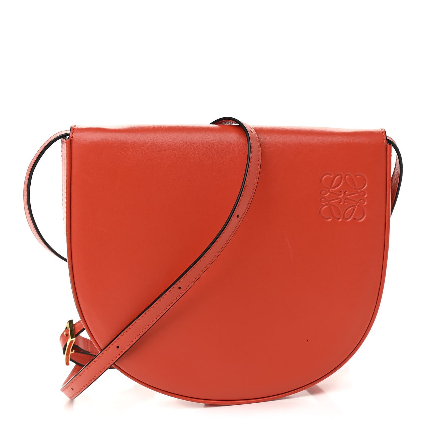 Soft Calfskin Heel Bag Vermillion