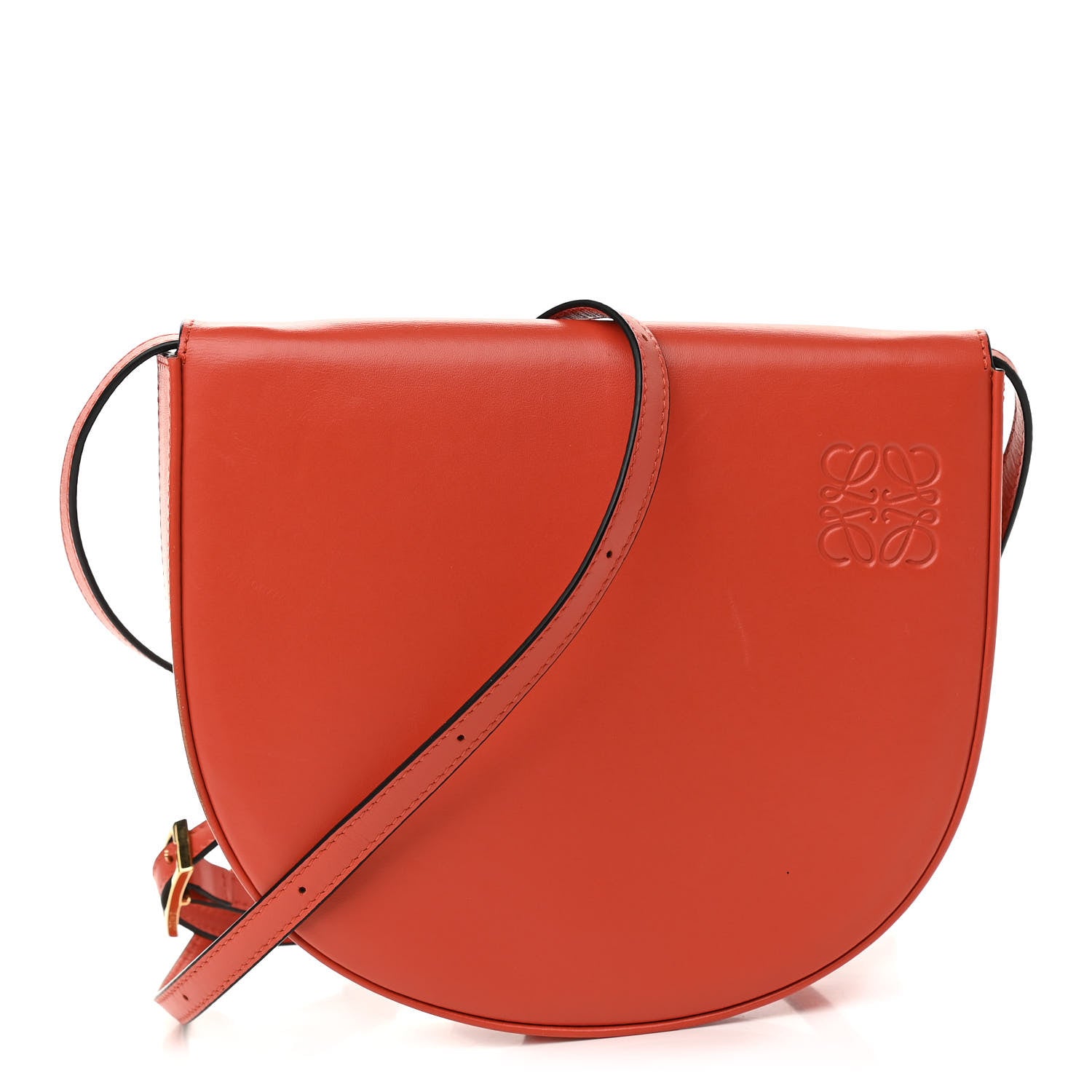 Loewe Soft Calfskin Heel Bag Vermillion 1 of 10