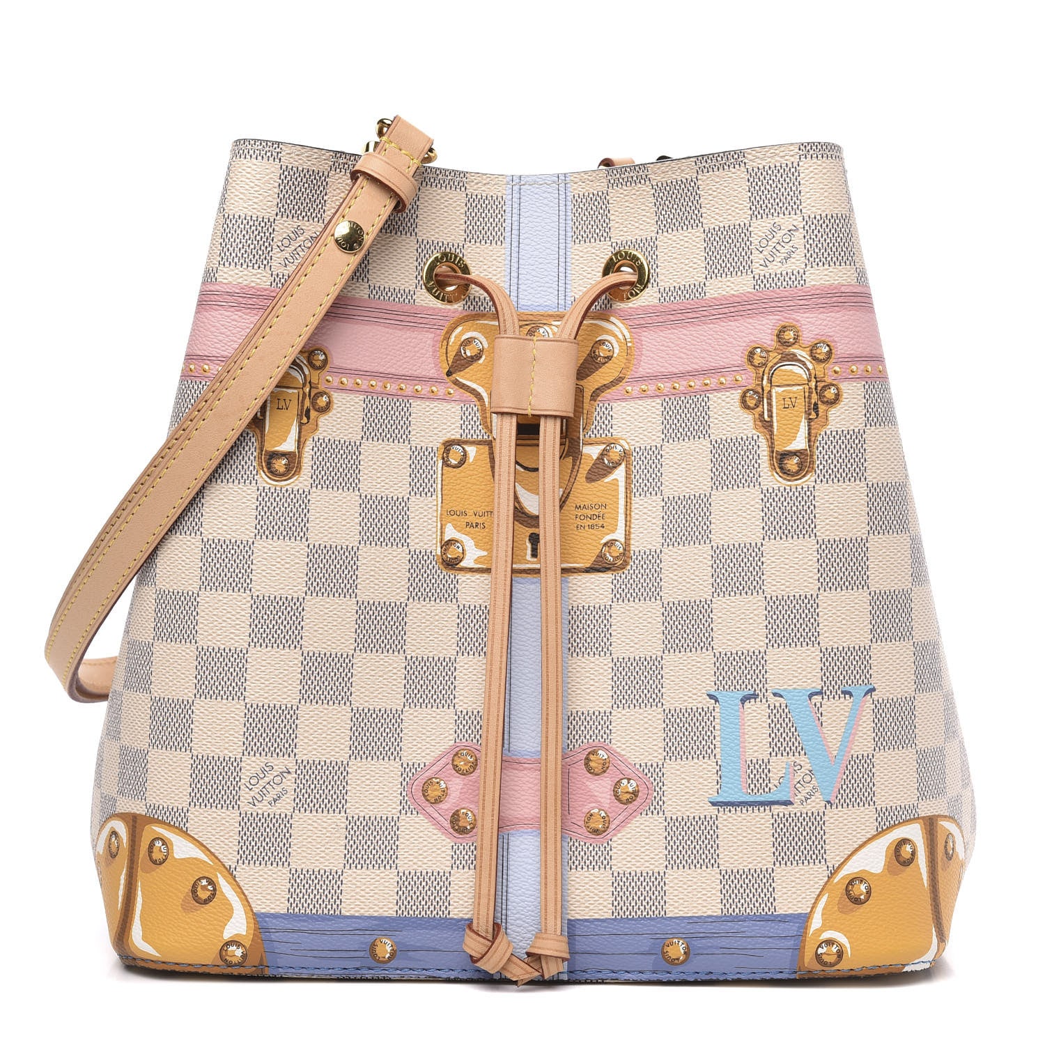 Louis Vuitton Damier Azur Summer Trunks Neonoe 1 of 9