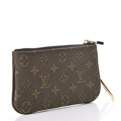 Louis Vuitton Mini Monogram Key Pouch Kaki 3 of 7
