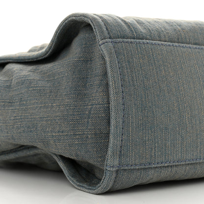 Chanel Denim Small Deauville Tote Light Blue 10 of 12