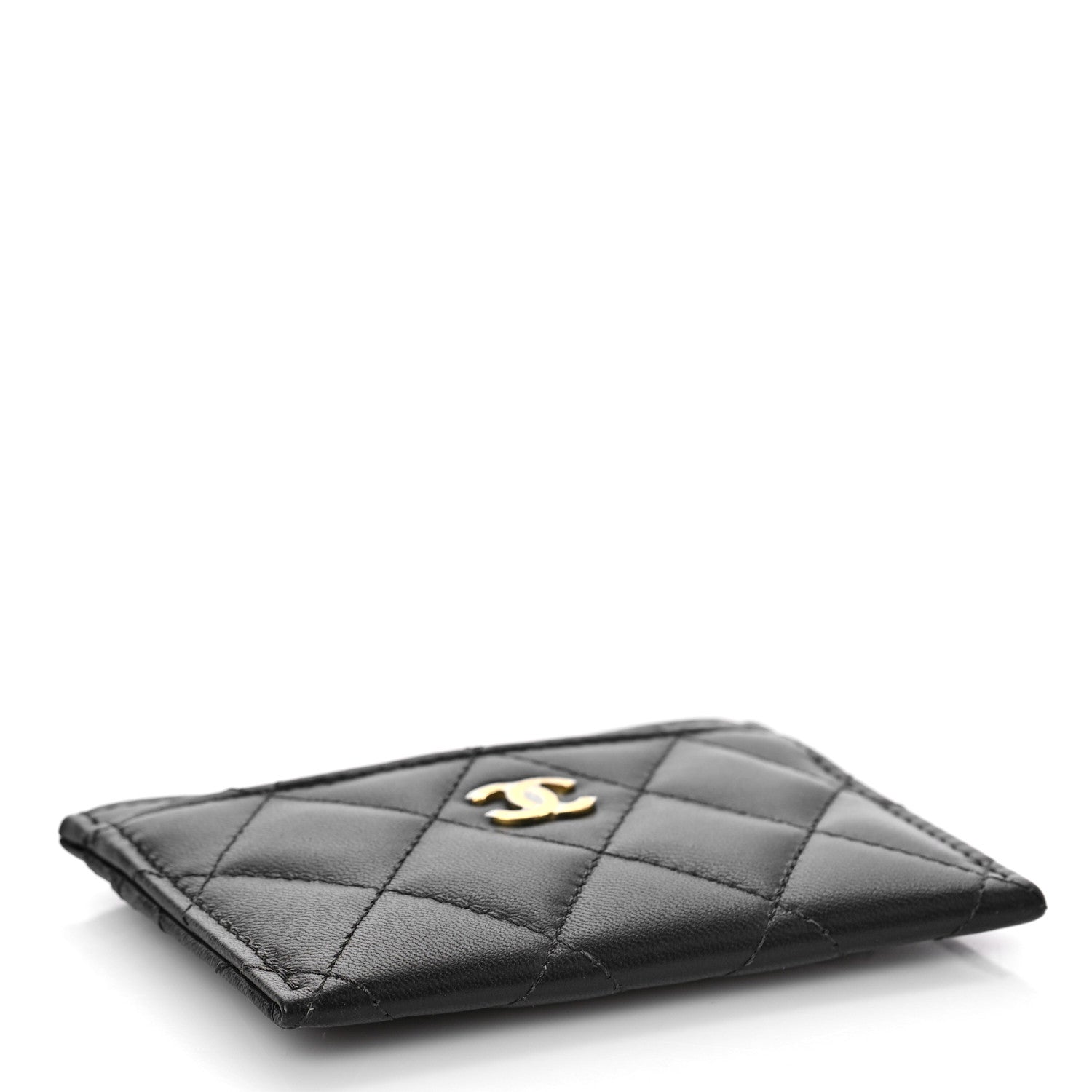 Chanel Lambskin Quilted Card Holder Black 4 of 11