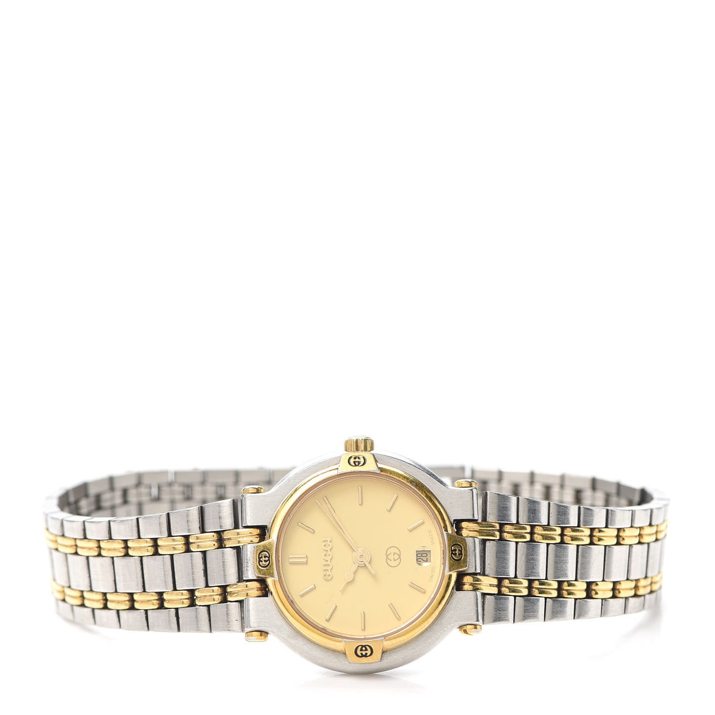 Stainless Steel 25mm 9000L Quartz Watch Gold