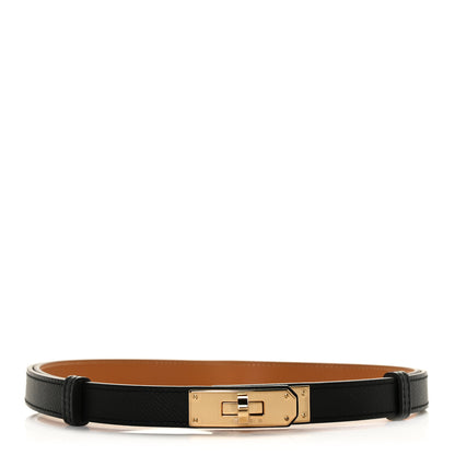 Hermes Epsom Kelly Belt Black 1 of 6