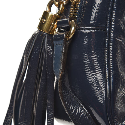 Gucci Vernice Naplack Small Soho Disco Bag Uniform Blue 8 of 8