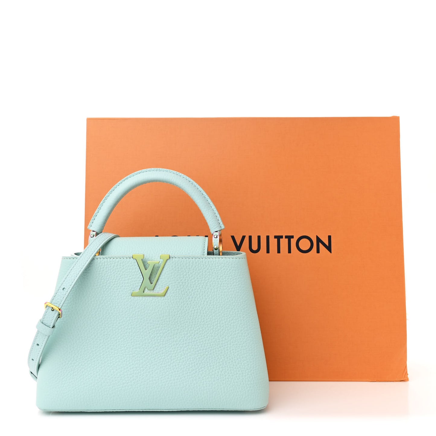 Taurillon Capucines BB Topaz Blue