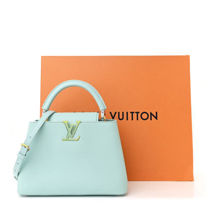 Louis Vuitton Taurillon Capucines BB Topaz Blue 11 of 11