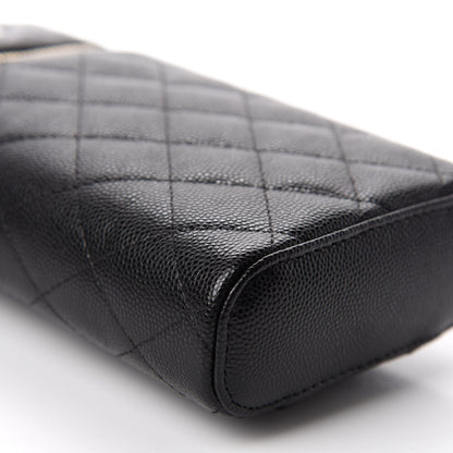 Chanel Caviar Quilted Phone Holder With Chain Black 6 of 11