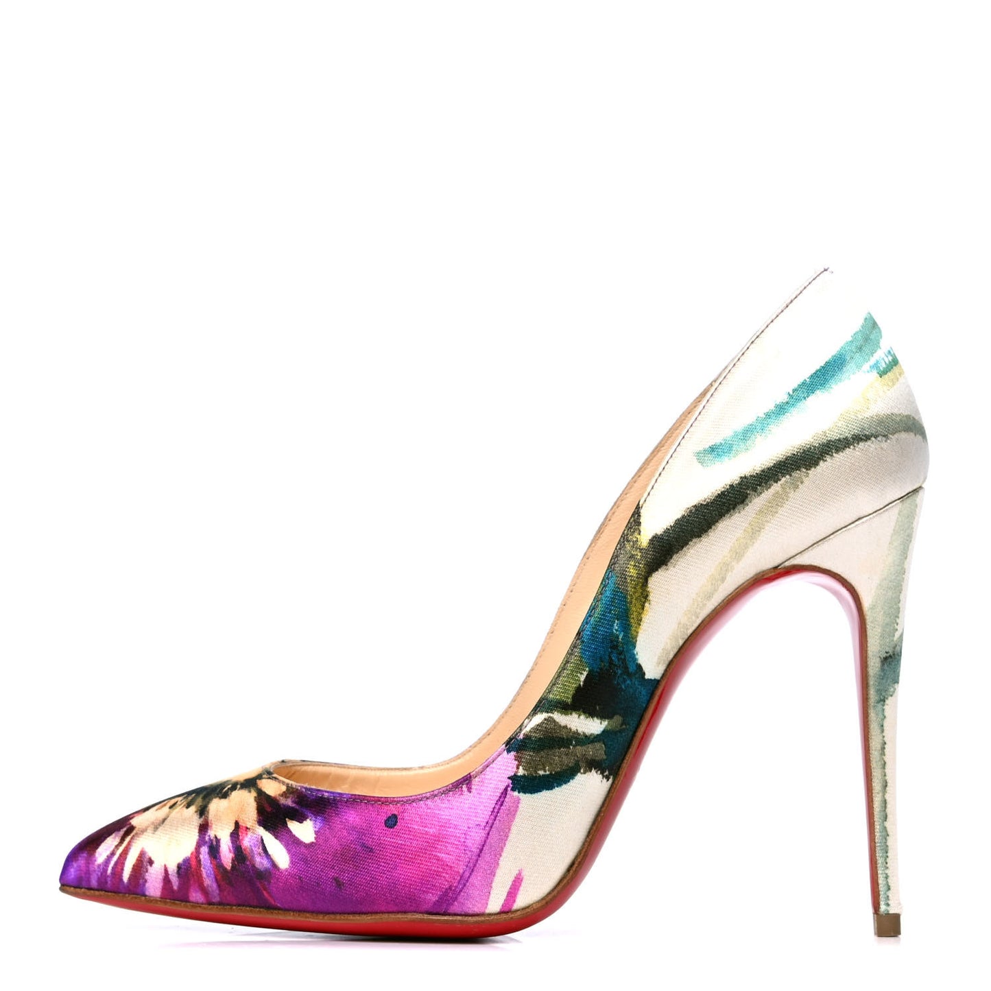 Satin Maxi Fiori Pigalle Follies 100 Pumps 36 Multicolor