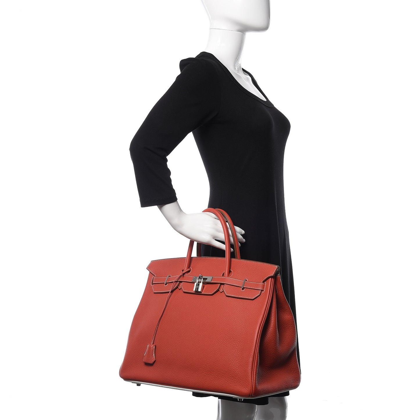 Togo Casaque Birkin 40 Sanguine White