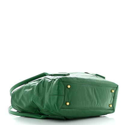 Bottega Veneta Paper Calfskin Maxi Intrecciato Medium Arco Slouch Racing Green 4 of 11