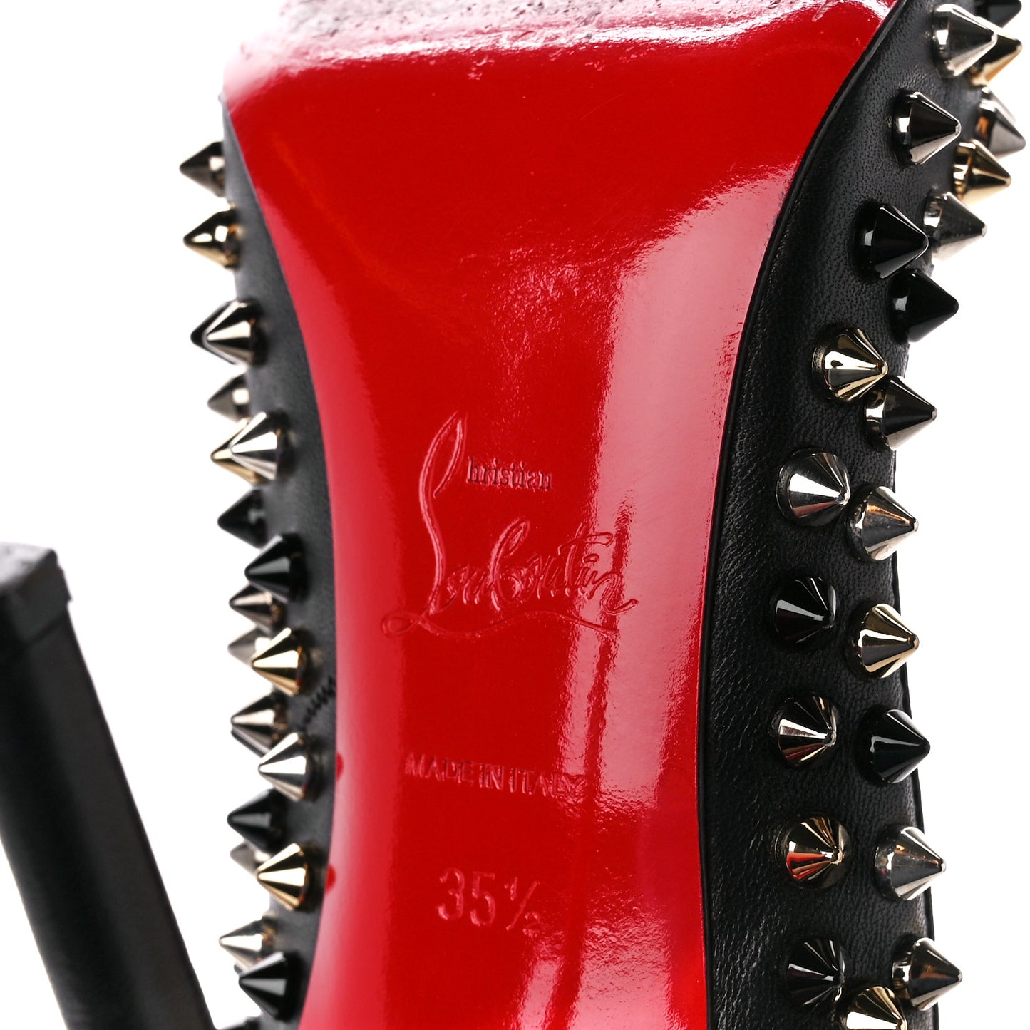 Nappa Pigalle Spikes 120 Pumps 35.5 Black