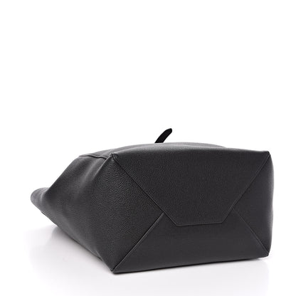 Celine Soft Grained Calfskin Small Belt Cabas Phantom Black 4 of 9