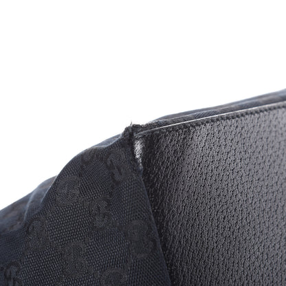 Gucci GG Monogram Large Web Handle Bucket Tote Black 11 of 12