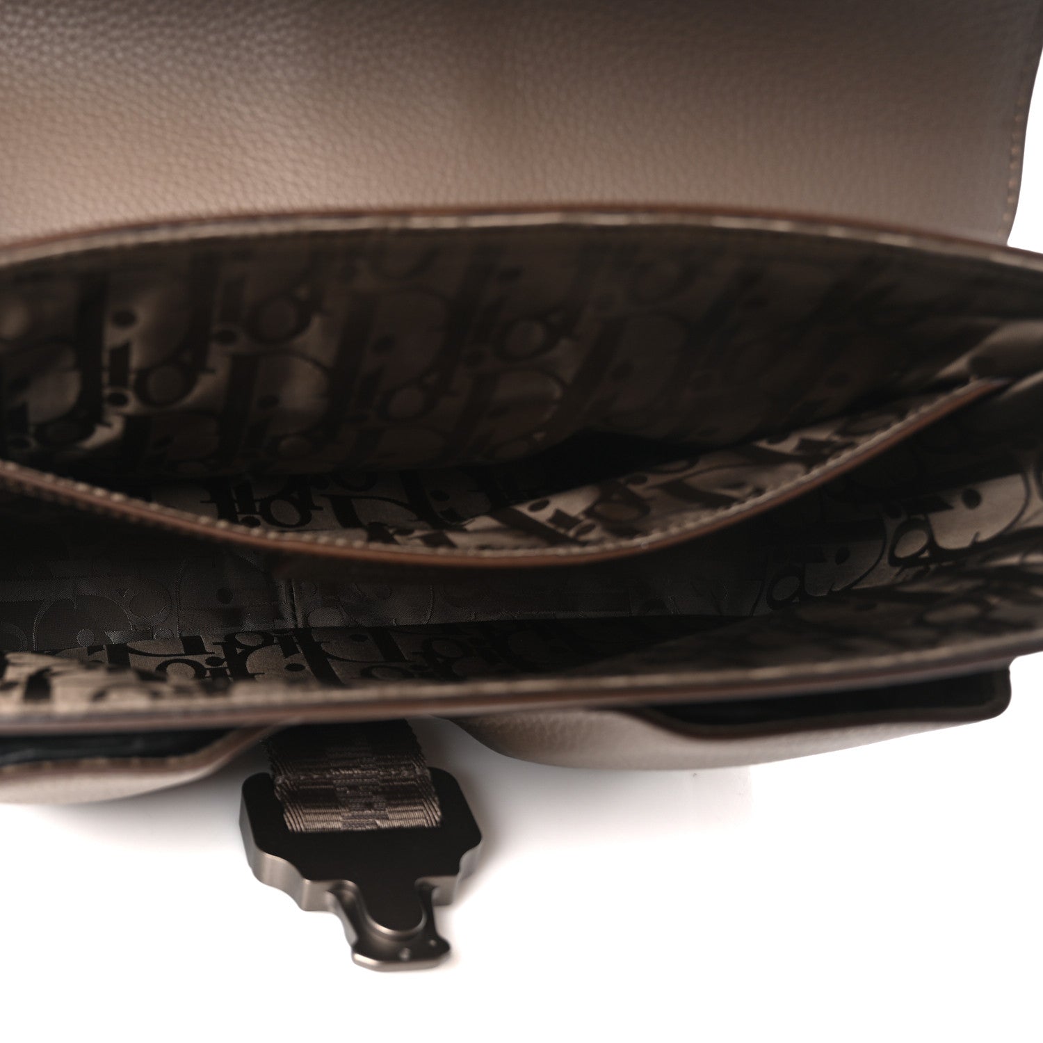 Christian Dior Grained Calfskin Hit The Road Bag Brown 5 of 10