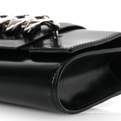 Givenchy Calfskin Infinity Flap Clutch Black 10 of 13