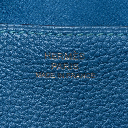 Hermes Togo Dogon Recto Verso Wallet Mykonos 7 of 13