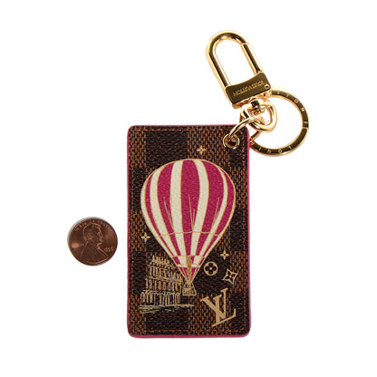 Louis Vuitton Damier Ebene Illustre Air Balloon Bag Charm Grenade 2 of 6
