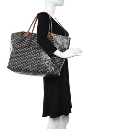 Goyard Goyardine Saint Louis GM Black Gold 2 of 12