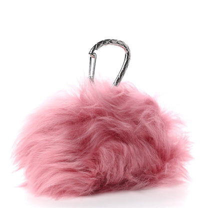 Chanel Shearling Lambskin CC Hook Card Holder Pink 3 of 8