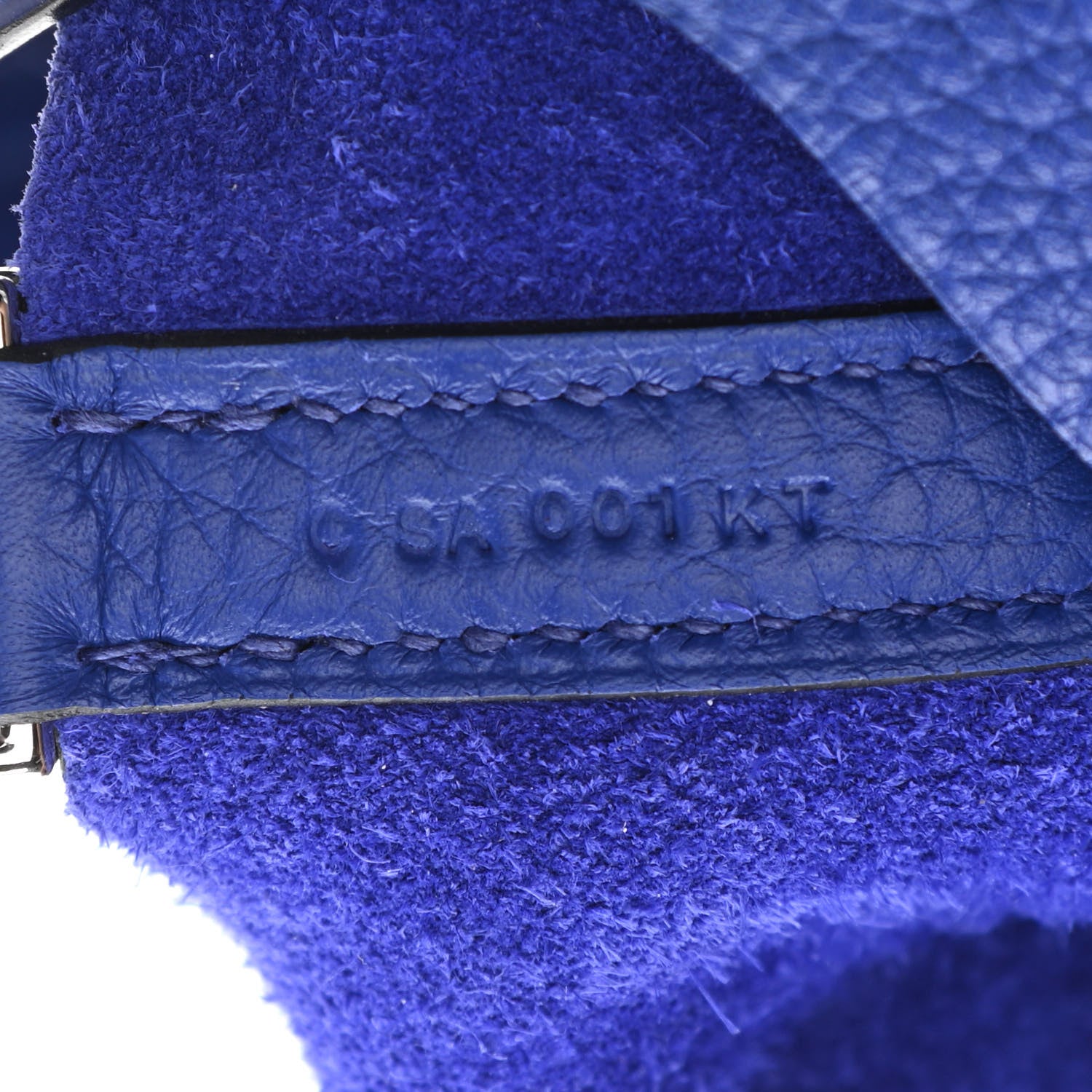 Hermes Taurillon Clemence Matte Alligator Picotin Lock Touch 22 MM Bleu Electrique 6 of 9