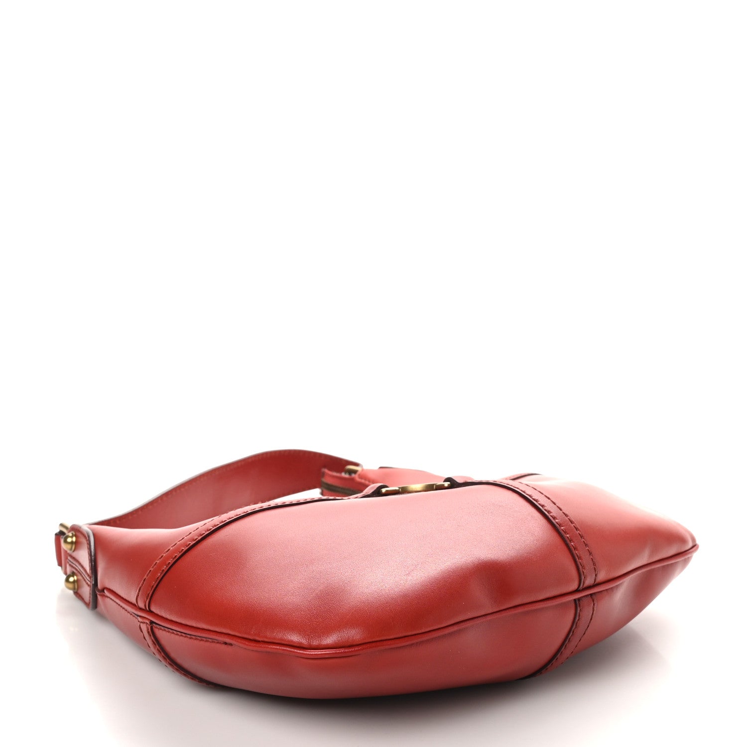 Gucci Calfskin GG Reins Hobo Red 3 of 10