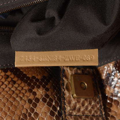 Fendi Python Twins Tote Natural 7 of 10