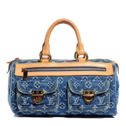 Louis Vuitton Monogram Denim Neo Speedy Blue 1 of 7