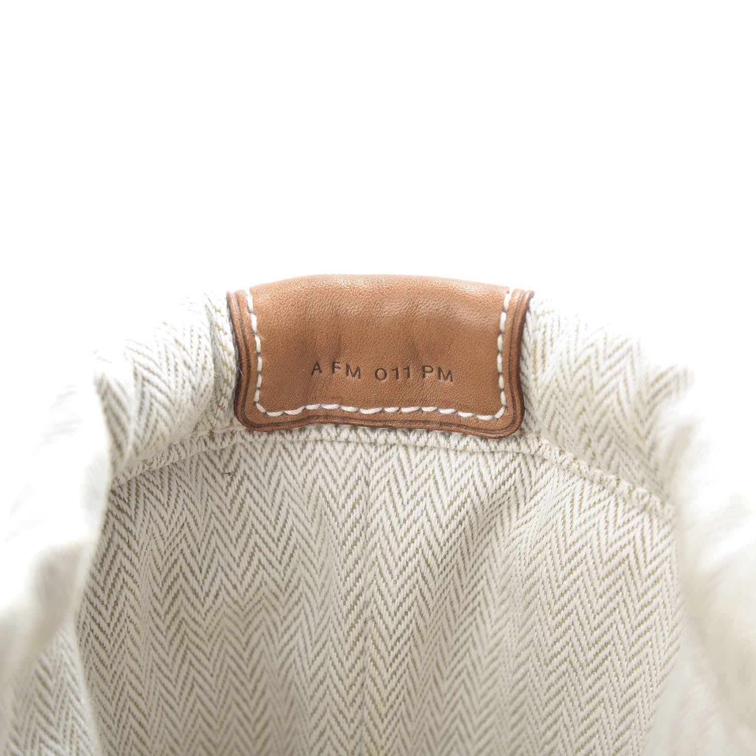 Hermes Canvas Barenia Fourbi 20 PM Pouch Naturel Fauve 7 of 8
