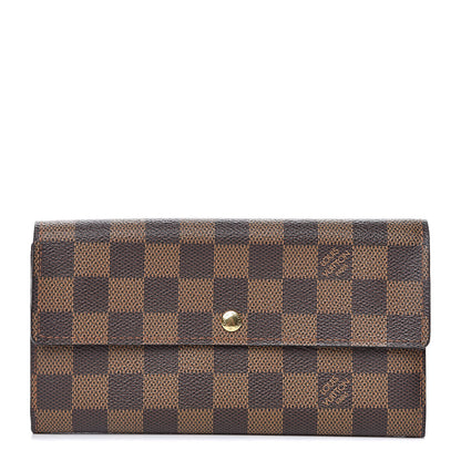 Louis Vuitton Damier Ebene Sarah Wallet 1 of 8