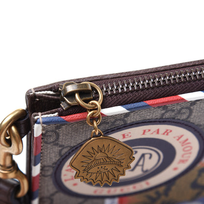 Gucci GG Supreme Monogram Courrier Documents Holder Beige New Acero 13 of 15