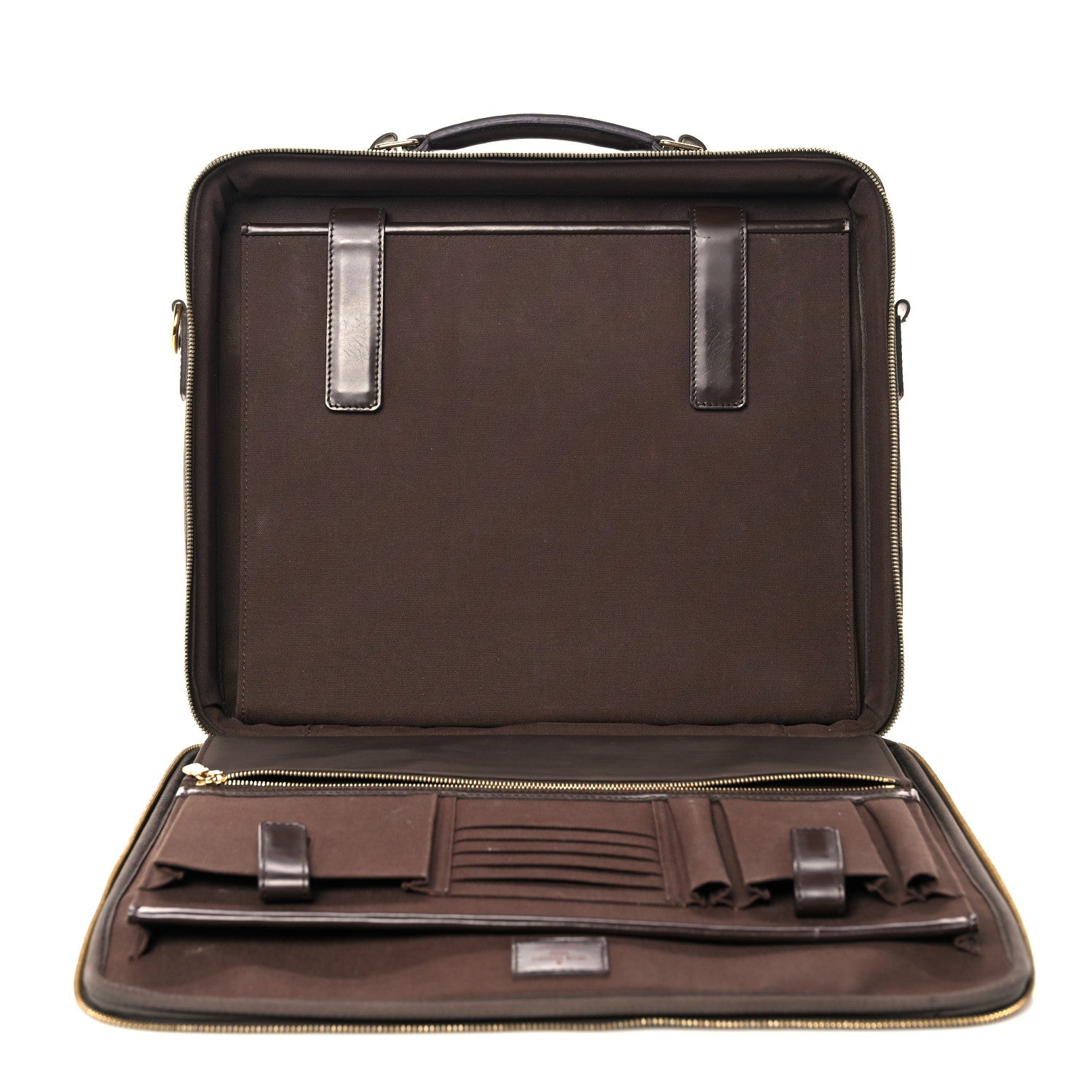 Louis Vuitton Damier Ebene Porte Ordinateur Sabana NM Computer Case 5 of 18