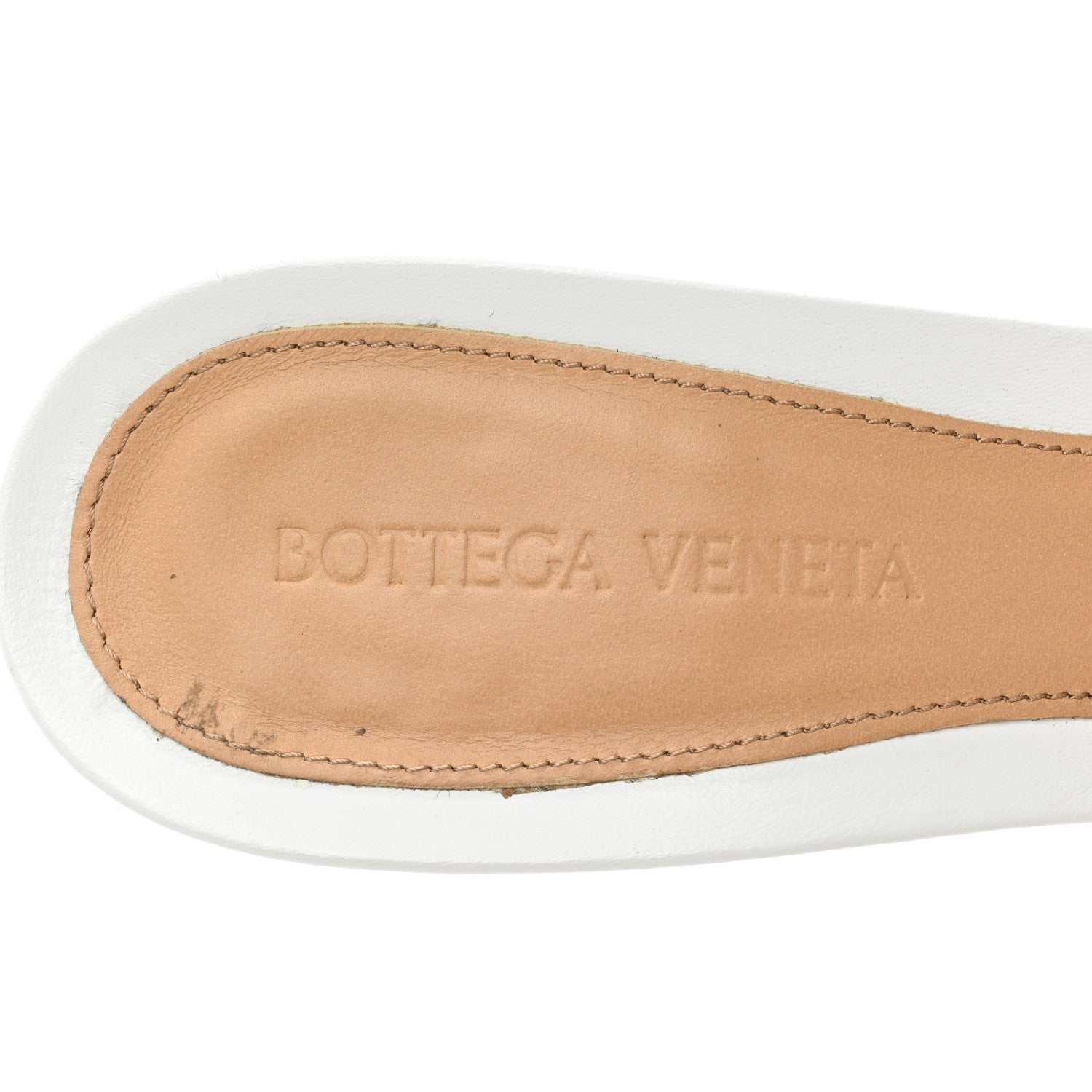 Bottega Veneta Lambskin Stretch Mule Sandals 40 Optic White 7 of 11