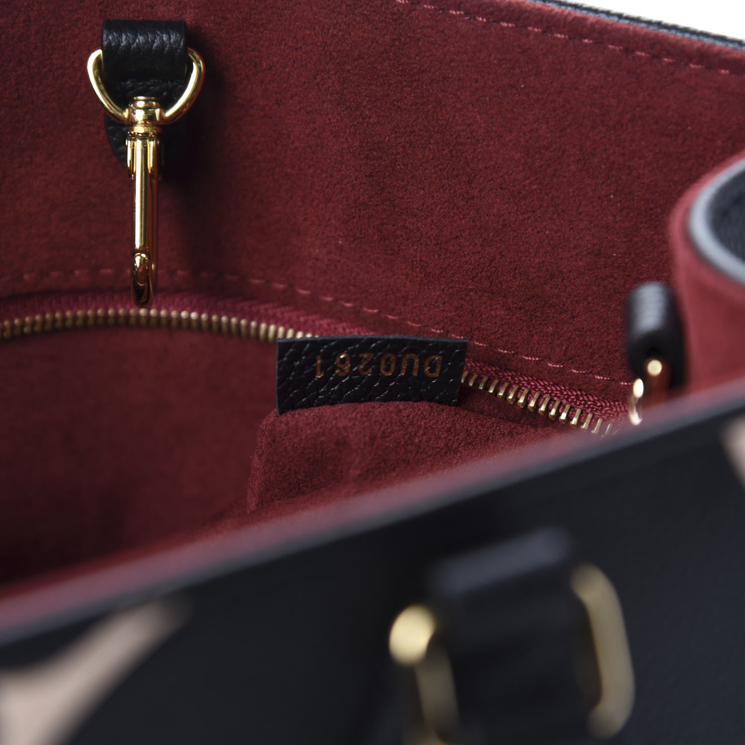 Louis Vuitton Empreinte Monogram Giant Onthego PM Black Beige 9 of 10