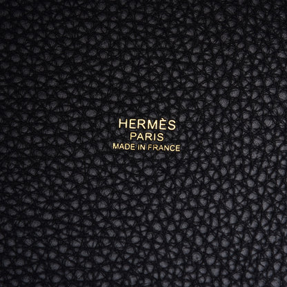 Hermes Taurillon Clemence Picotin Lock 18 PM Black 6 of 8