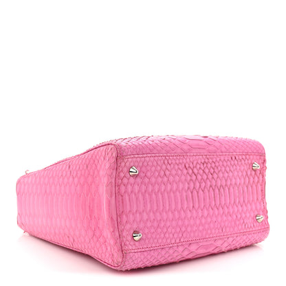 Christian Dior Snakeskin Medium Lady Dior Pink 4 of 13